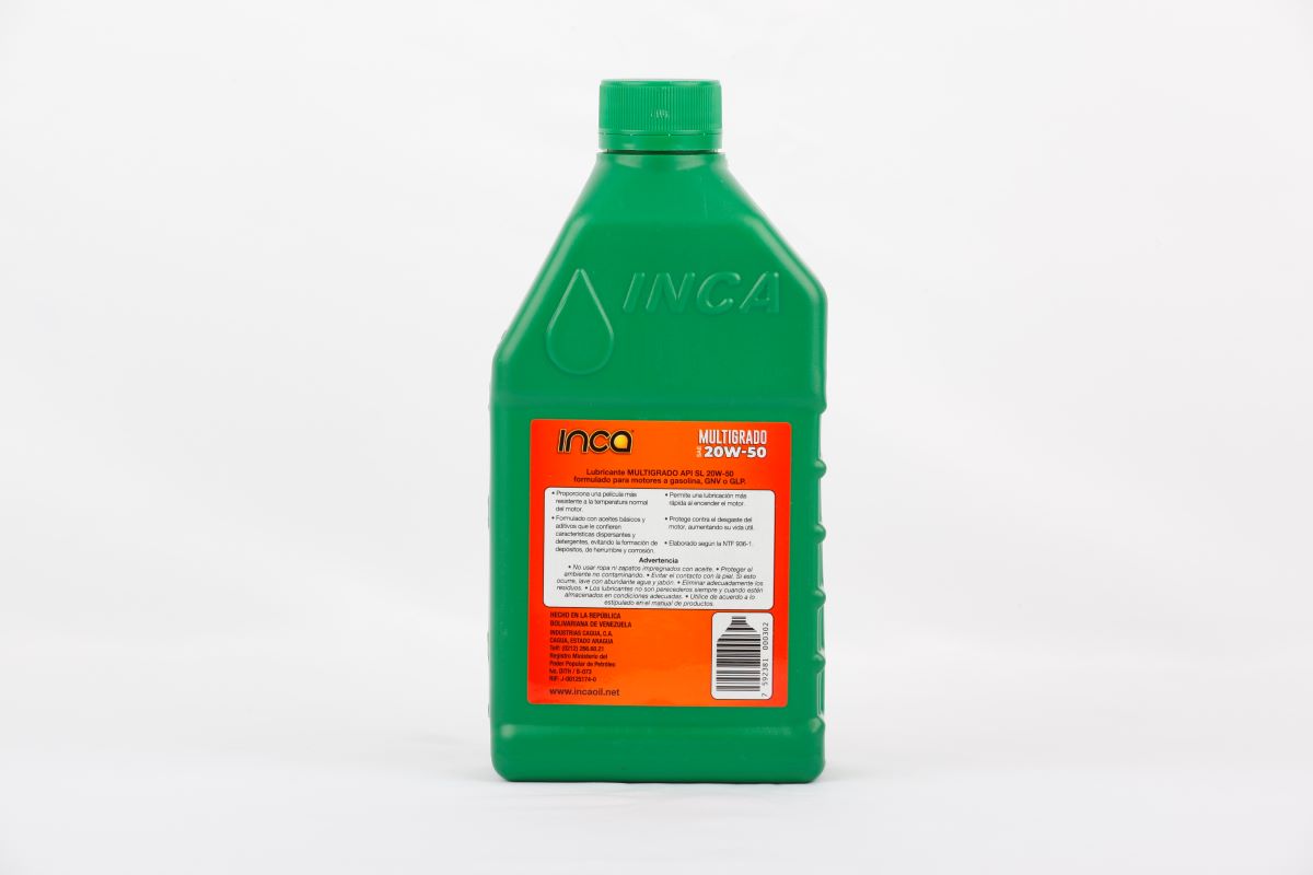 ACEITES MINERAL INCA 20W50